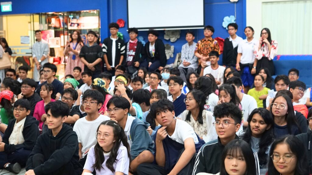 A candid photo of students in Singapore.